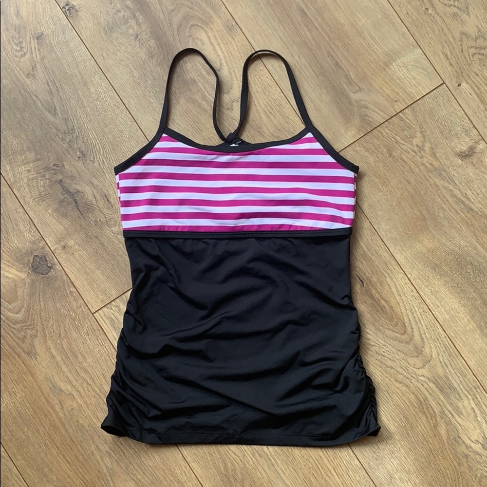 Bebe Sport small women’s athletic tank top magenta